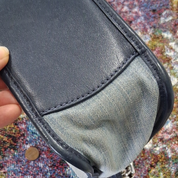 MICHAEL Michael Kors Blue Denim Shoulder Bag - Picture 16 of 17